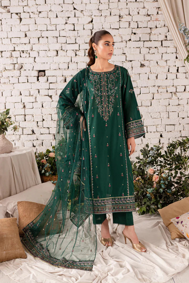 Orion 3Pc - Embroidered Cotton Dress