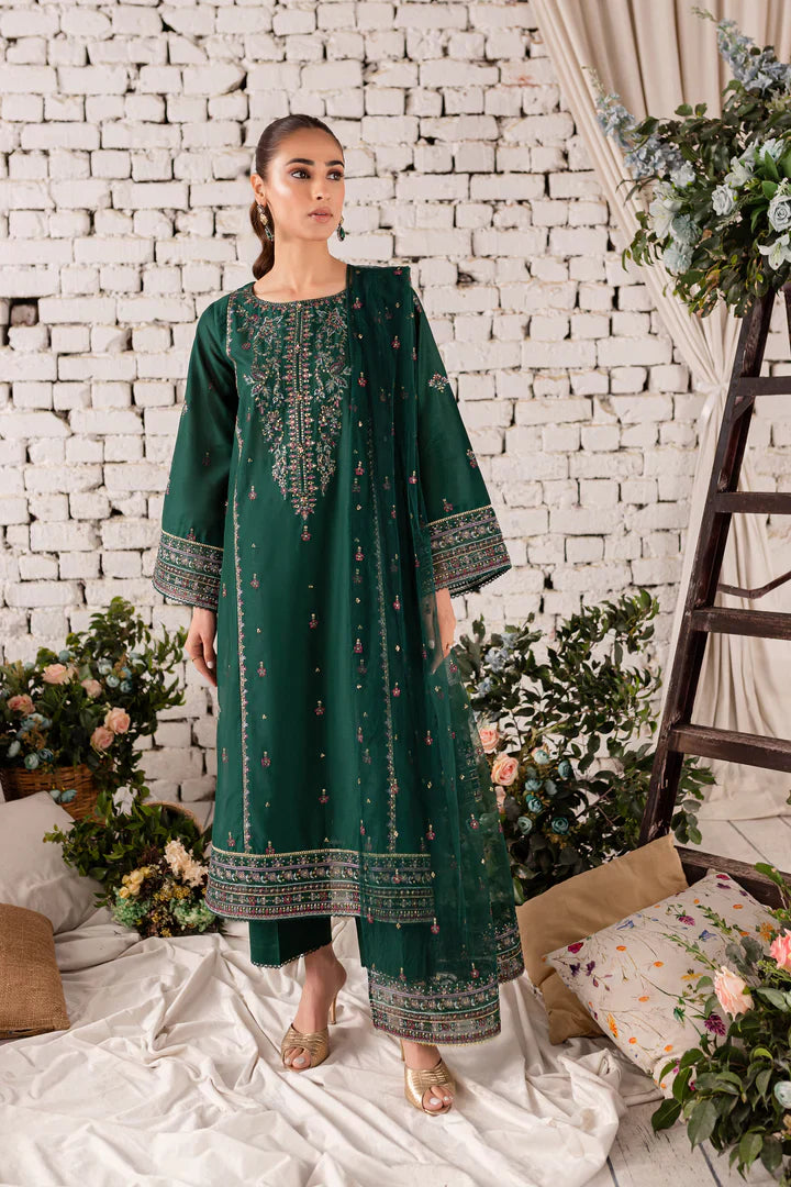 Orion 3Pc - Embroidered Cotton Dress