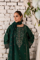 Orion 3Pc - Embroidered Cotton Dress